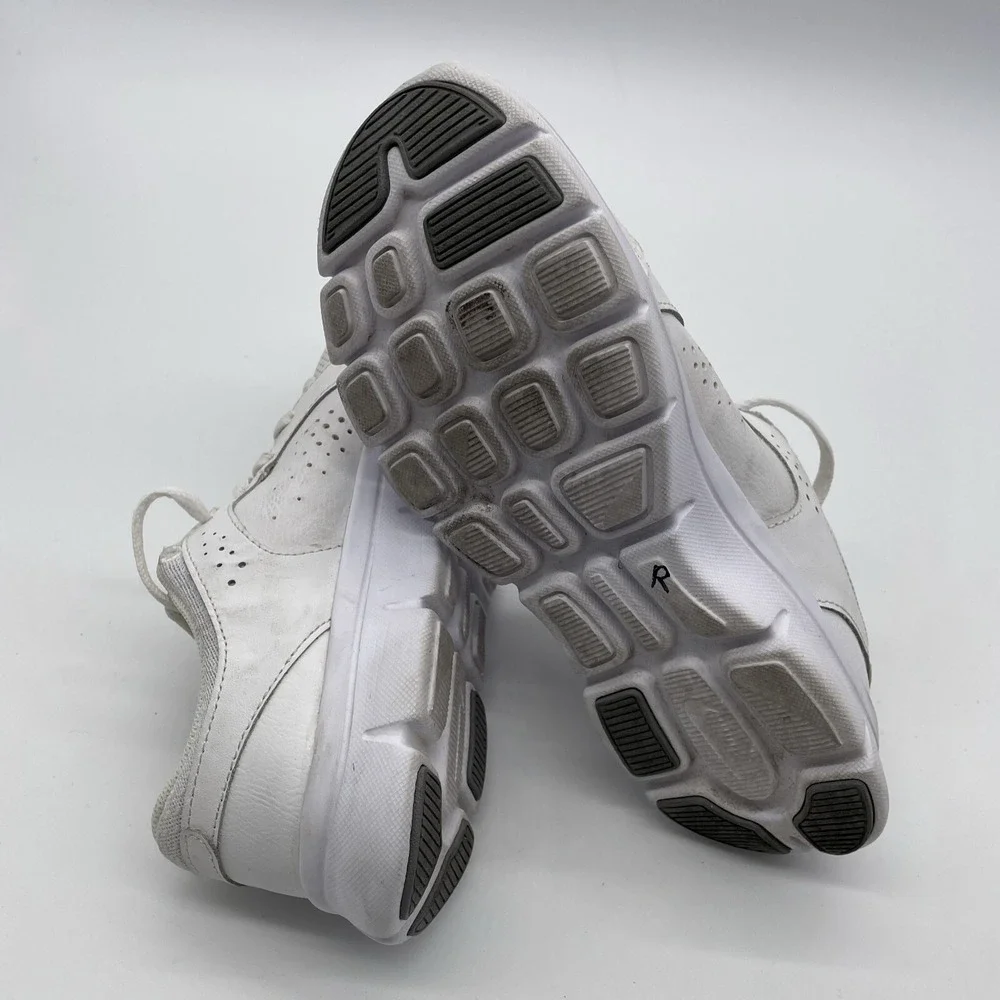 Nike Youth Flex Experience GS Trainers Sneaker Shoes White Leather 631495100 4.5
